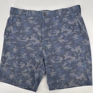 Johnnie-O blue camo Prep-Formance men’s shorts